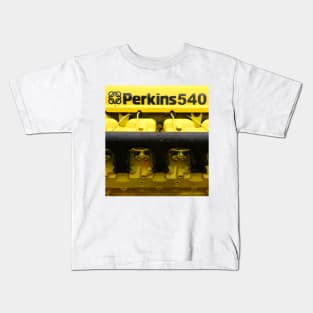 Perkins Tractor Diesel Motor Kids T-Shirt